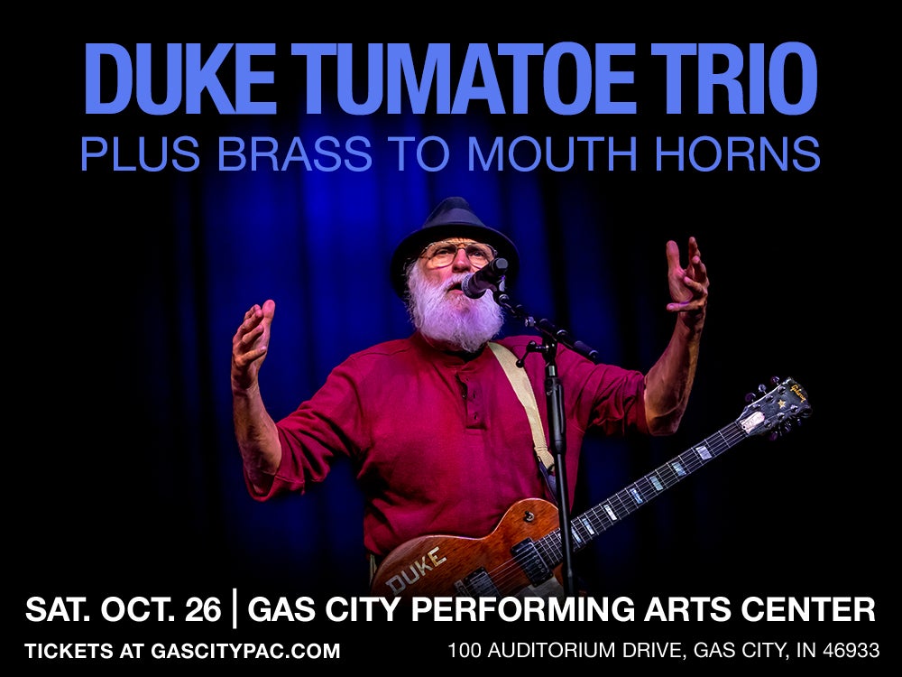 Duke Tumatoe Trio plus Brass to Mouth Horns | Gas City PAC