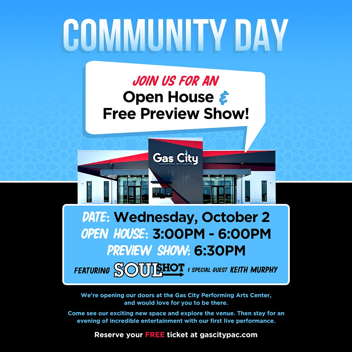 More Info for Community Day: Open House & Free Preview Concert